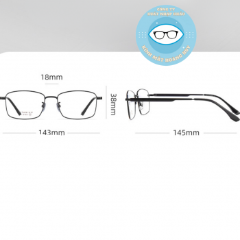 Gọng kim loại mã 6166